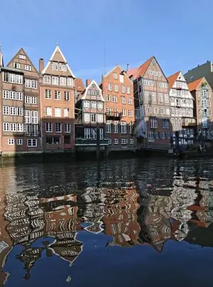 Walking Through Hamburg